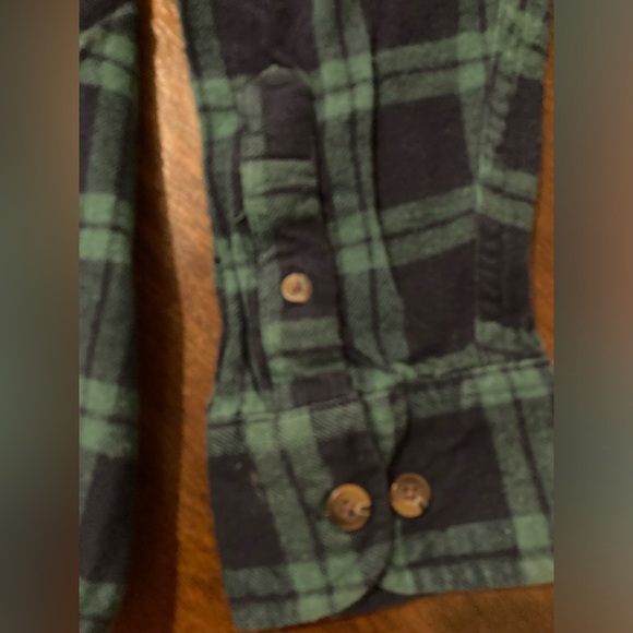 Men’s Size Large Haggar Clothing Button Down Plaid Flannel Shirt - Picture 12 of 16